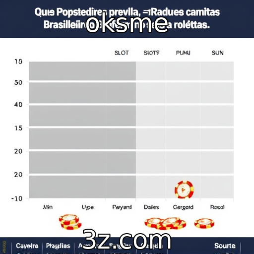 Apostadores brasileiros mostram preferência por slots e roletas